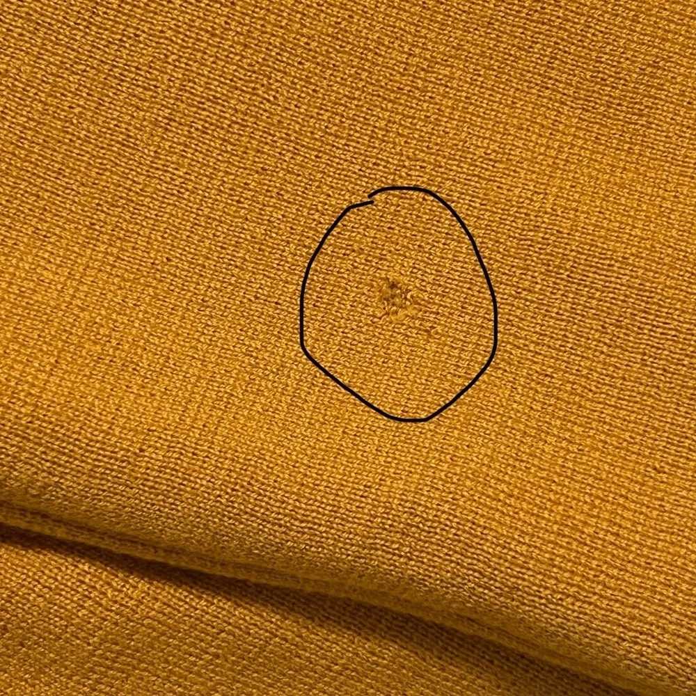 J. Crew Yellow Off-the-Shoulder Sweater